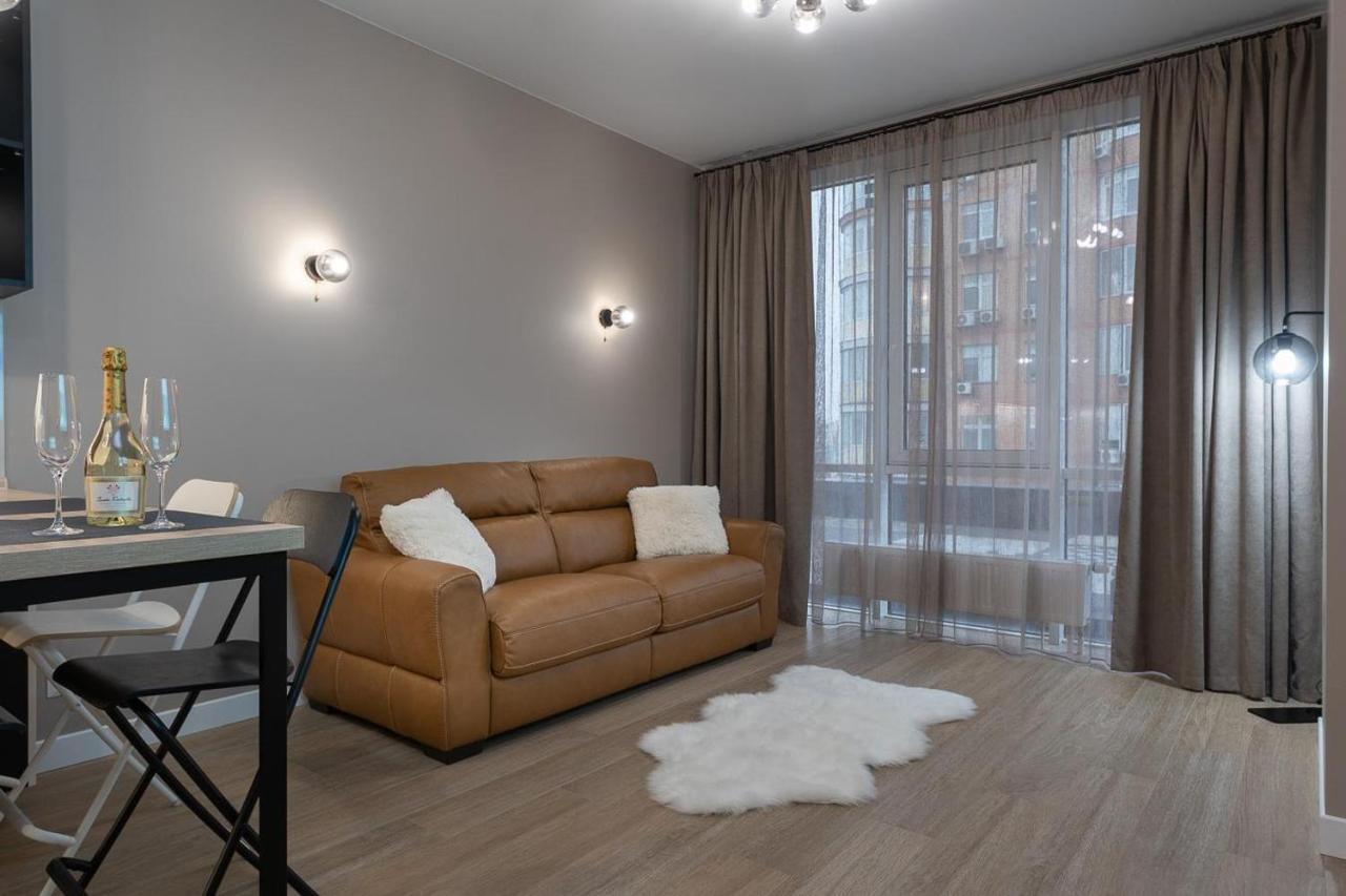 New Modern Apartments. Metro Minskaya Kijev Kültér fotó